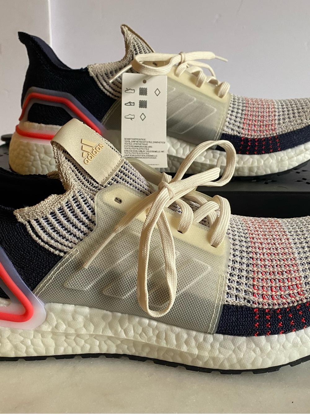 Adidas Ultra Boost 2019 Sz 11 Clear Brown Chalk White B37705- New With Tags